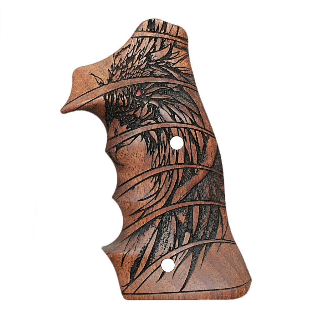 KSD Brand Smith Wesson K/L - Frame Square Butt, Turkish Walnut Grips