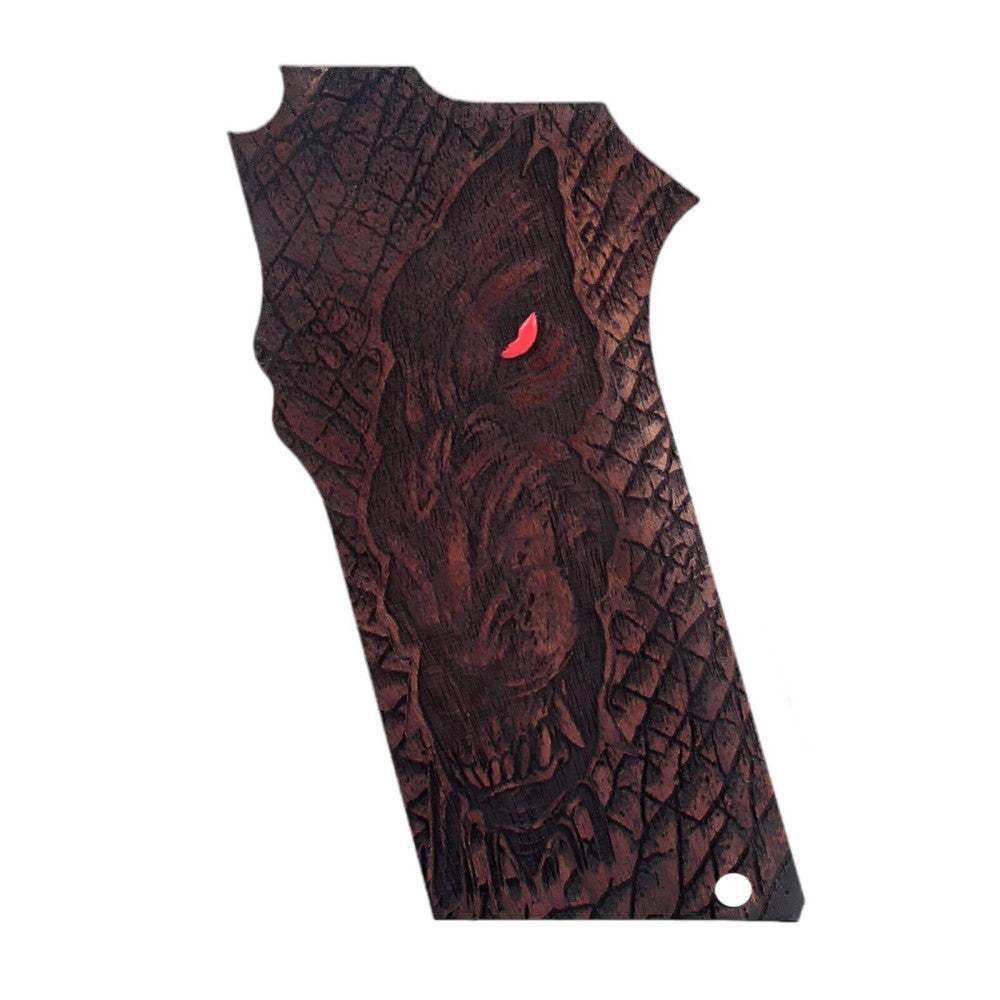 KSD Brand Smith Wesson 4506 & 1006 & 1046 & 1066 & 1086 & 4506 & 4546 & 4, Turkish Walnut Grips