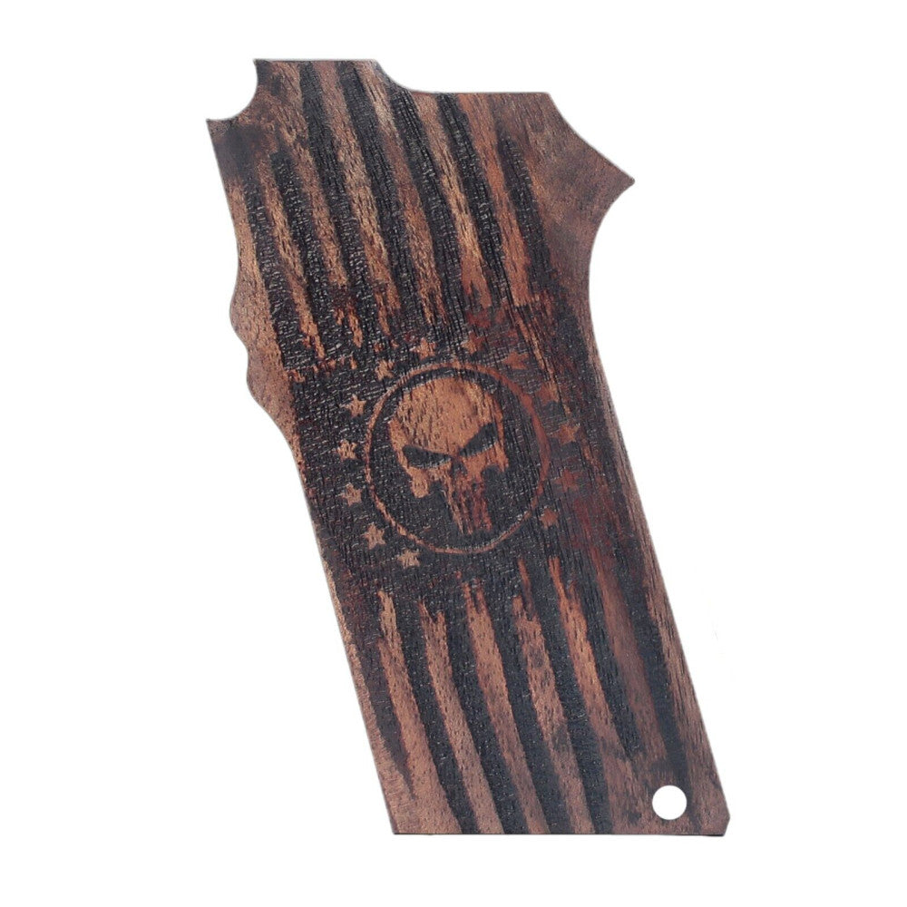 KSD Brand Smith Wesson 4506 & 1006 & 1046 & 1066 & 1086 & 4506 & 4546 & 4, Turkish Walnut Grips
