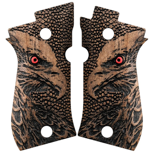KSD Brand Beretta 81F - 81 FS - 84 F - 84 FS - 84 Cheetah, Turkish Walnut Grips