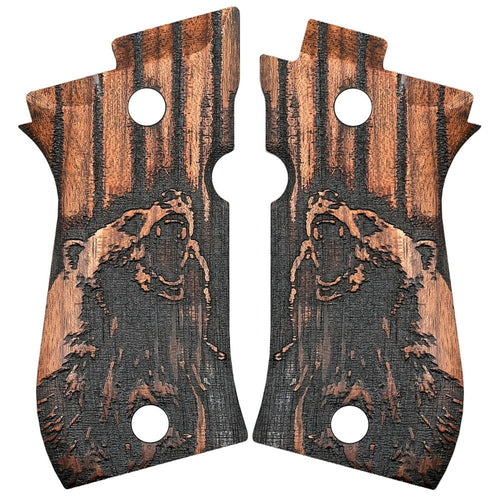 KSD Brand Beretta 81F - 81 FS - 84 F - 84 FS - 84 Cheetah, Turkish Walnut Grips