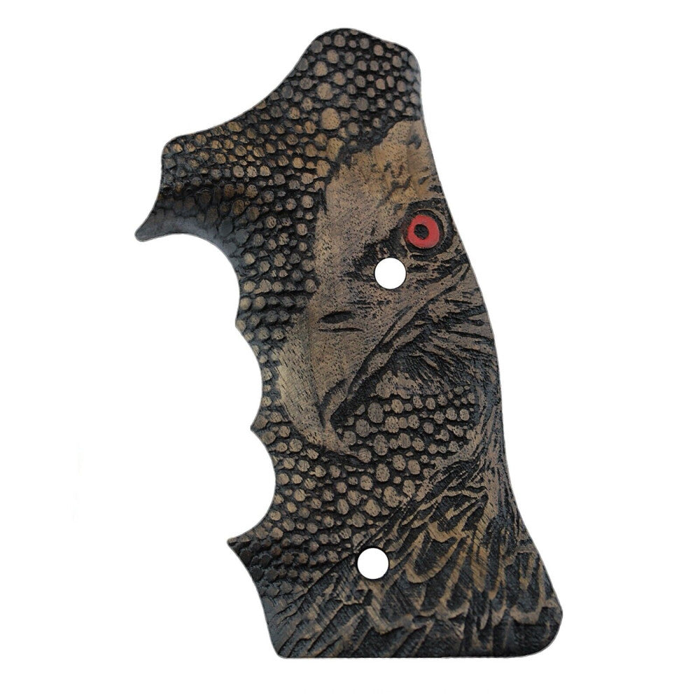 KSD Brand Smith Wesson K/L/X - Frame Round Butt, Turkish Walnut Grips
