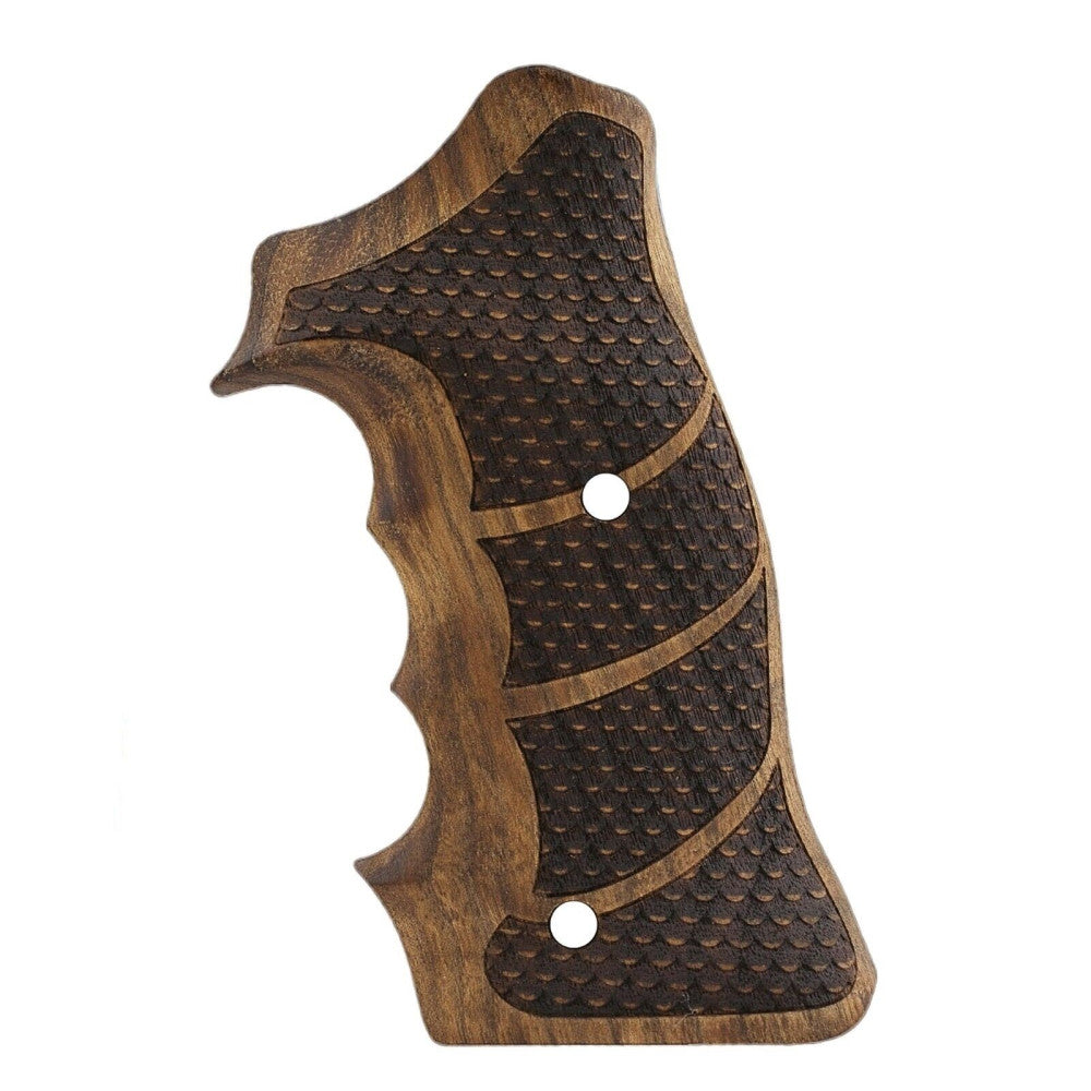 KSD Brand Smith Wesson K/L/X - Frame Round Butt, Turkish Walnut Grips