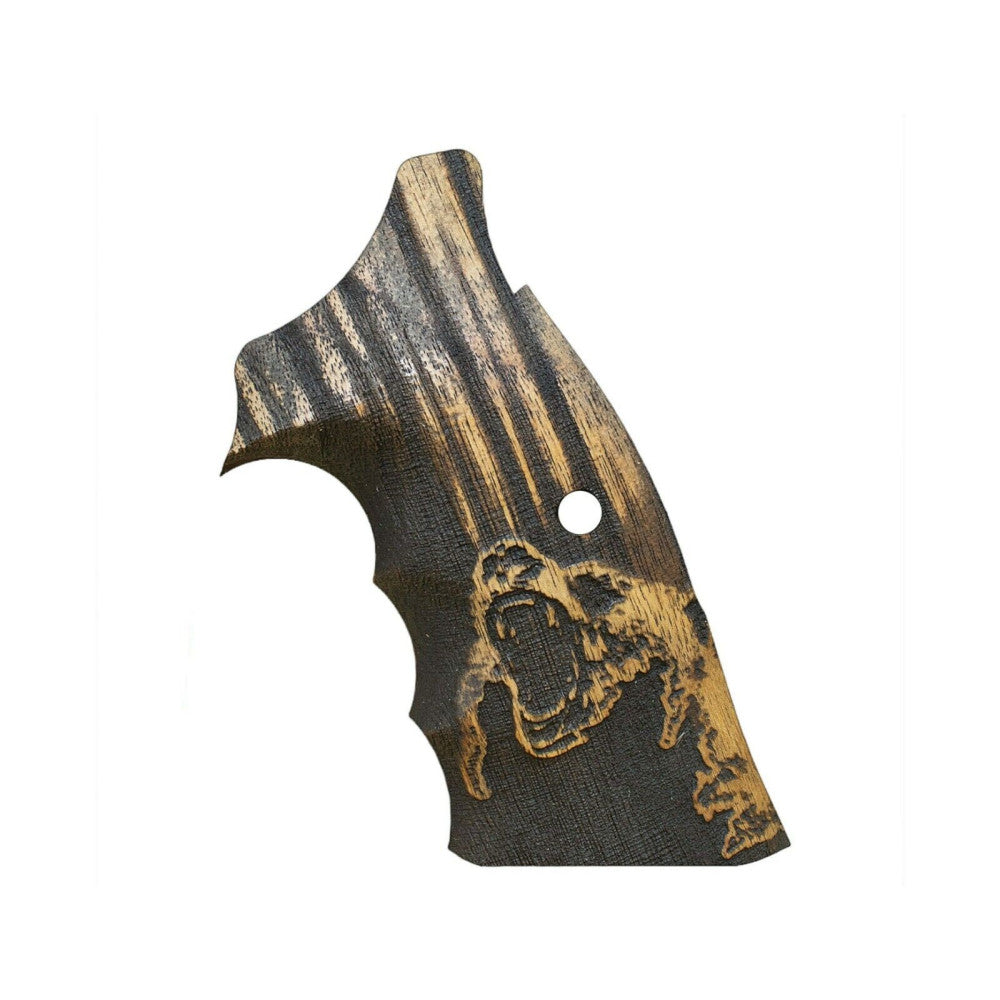 KSD Brand Smith Wesson K/L - Frame Square Butt, Turkish Walnut Grips