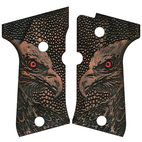 KSD Brand Beretta 92 Compact, Turkish Walnut Grips