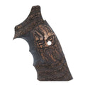 KSD Brand Smith Wesson K/L/X - Frame Round Butt, Turkish Walnut Grips