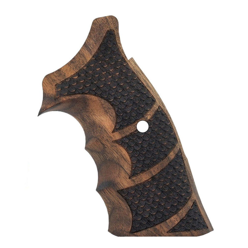 KSD Brand Smith Wesson K/L/X - Frame Round Butt, Turkish Walnut Grips