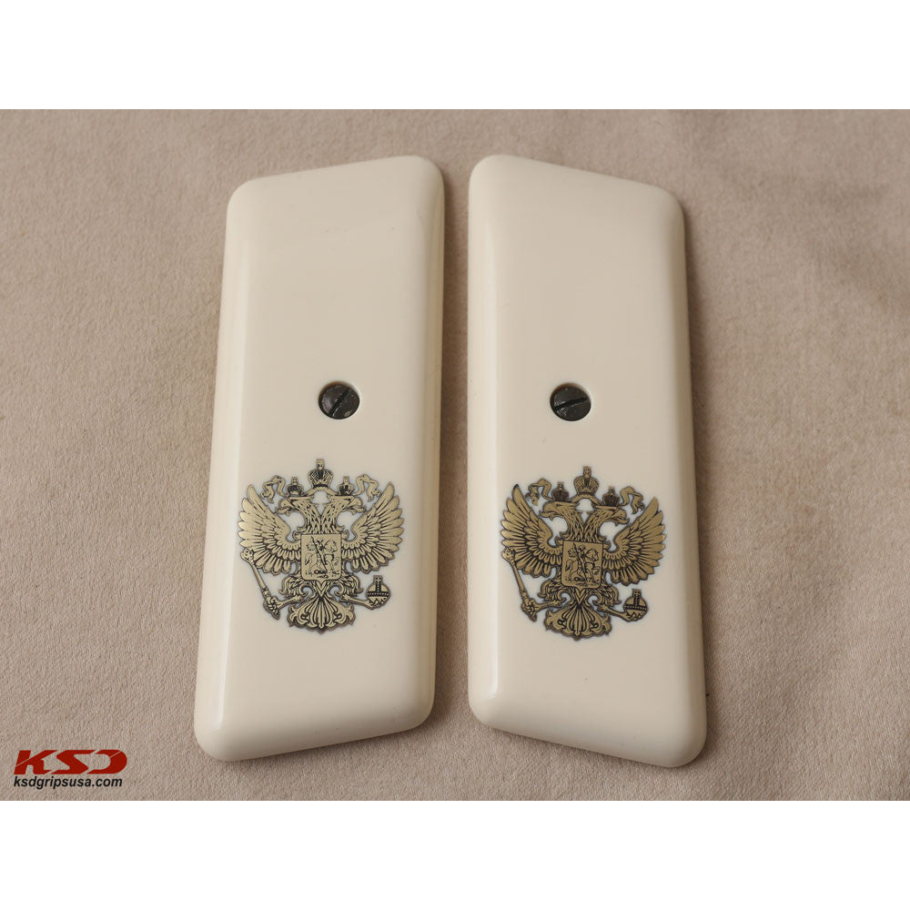 KSD Brand Tokarev M 57 / TT-30, Acrylic Ivory Grips