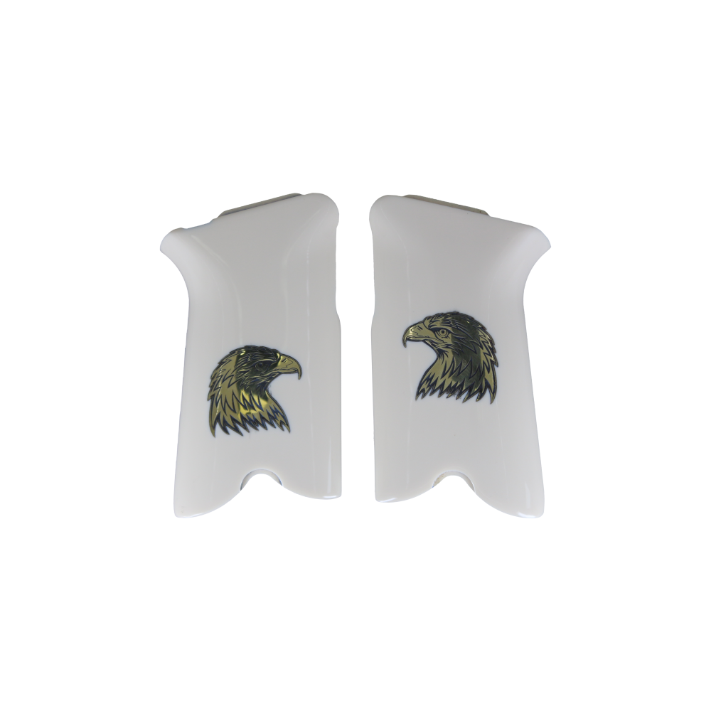KSD Brand Ruger P85, P89, P90, P91, Acrylic White Grips