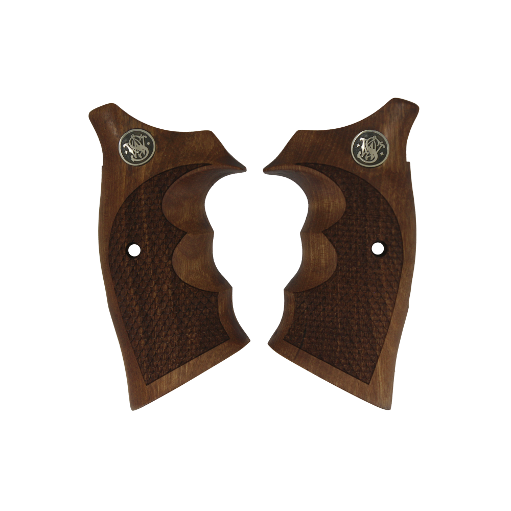KSD Brand Smith Wesson K/L/X - Frame Round Butt, Turkish Walnut Grips