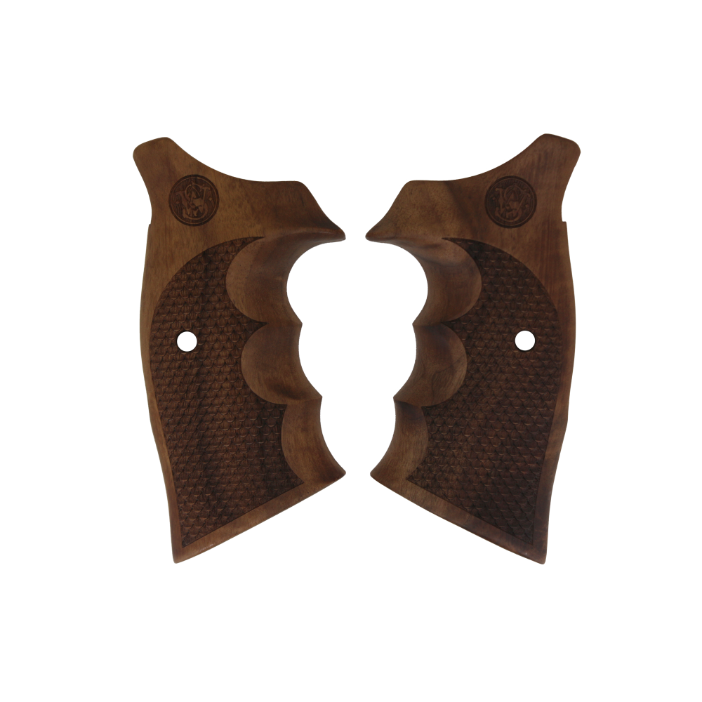 KSD Brand Smith Wesson K/L/X - Frame Round Butt, Turkish Walnut Grips