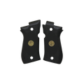 KSD Brand Beretta 81F - 81 FS - 84 F - 84 FS - 84 Cheetah, Acrylic Black Grips