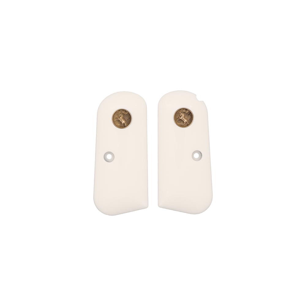 KSD Brand Colt 1903 Pocket Hammerless, Acrylic White Grips