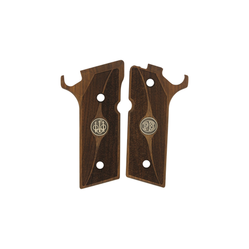 KSD Brand Beretta 92 - 96 Steel I, Turkish Walnut Grips
