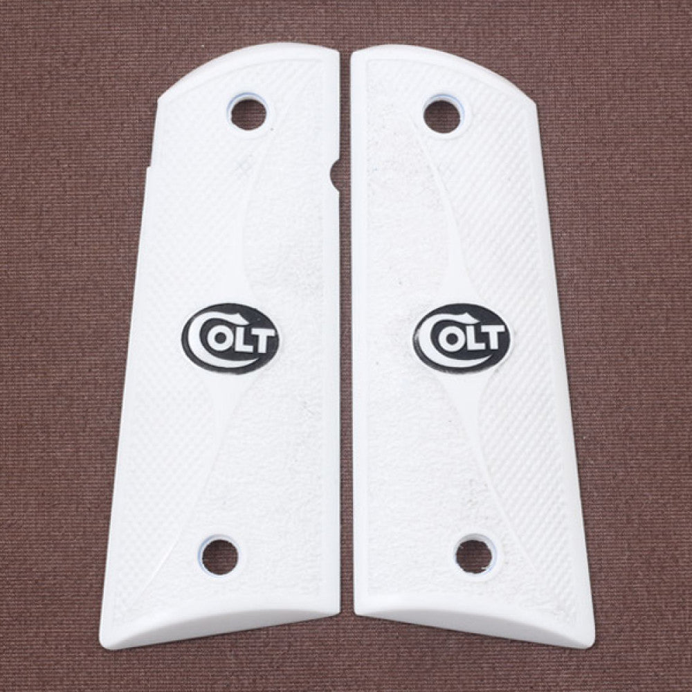 KSD Brand Colt 1911 FIT Model, Acrylic White Grips