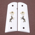 KSD Brand Colt 1911 FIT Model, Acrylic White Grips
