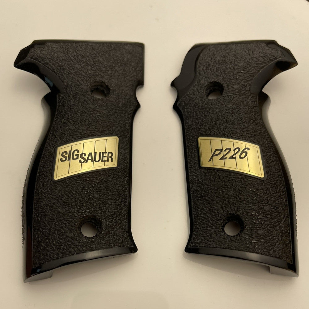 KSD Brand Sig Sauer P226 / P226 SL / P226 Sport / P226 Sport II / P226, Acrylic Black Grips