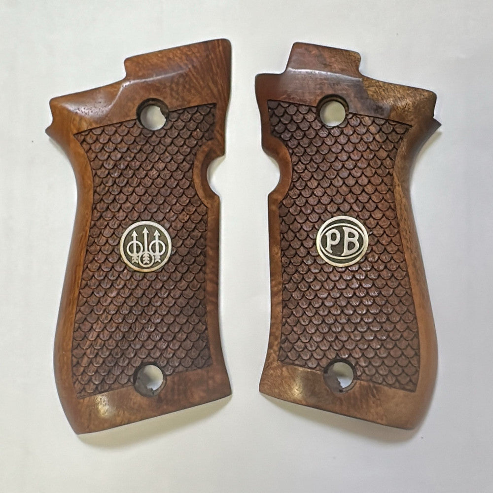 KSD Brand Beretta 81F - 81 FS - 84 F - 84 FS - 84 Cheetah, Turkish Walnut Grips