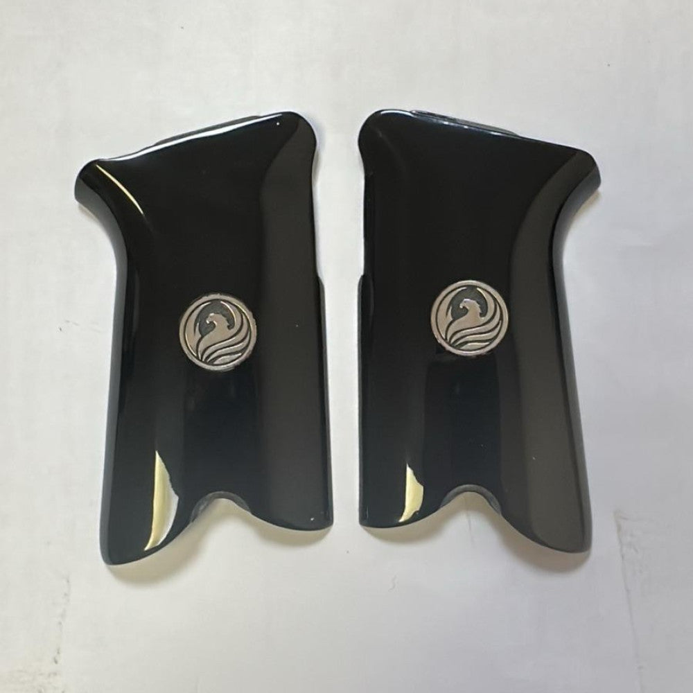 KSD Brand Ruger P85, P89, P90, P91, Acrylic Black Grips