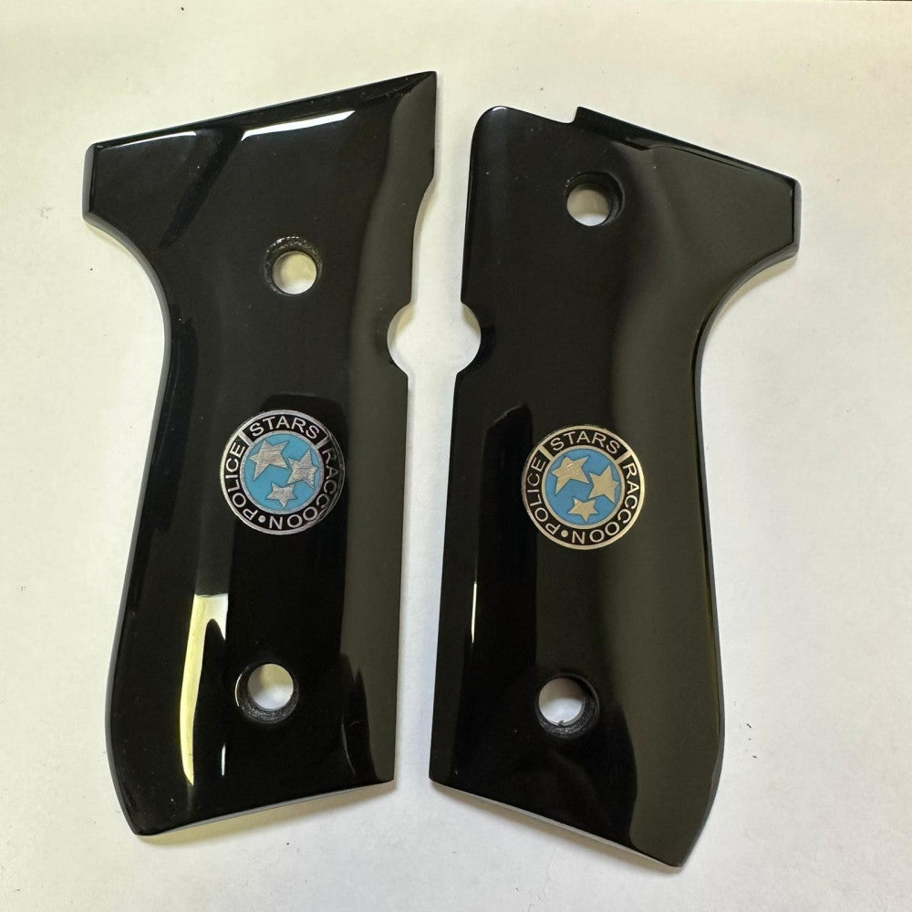 KSD Brand Beretta 92FS, 92, 92F, 92A1, 92FS INOX, 92G, 92D, 96, 96D,, Acrylic Black Grips