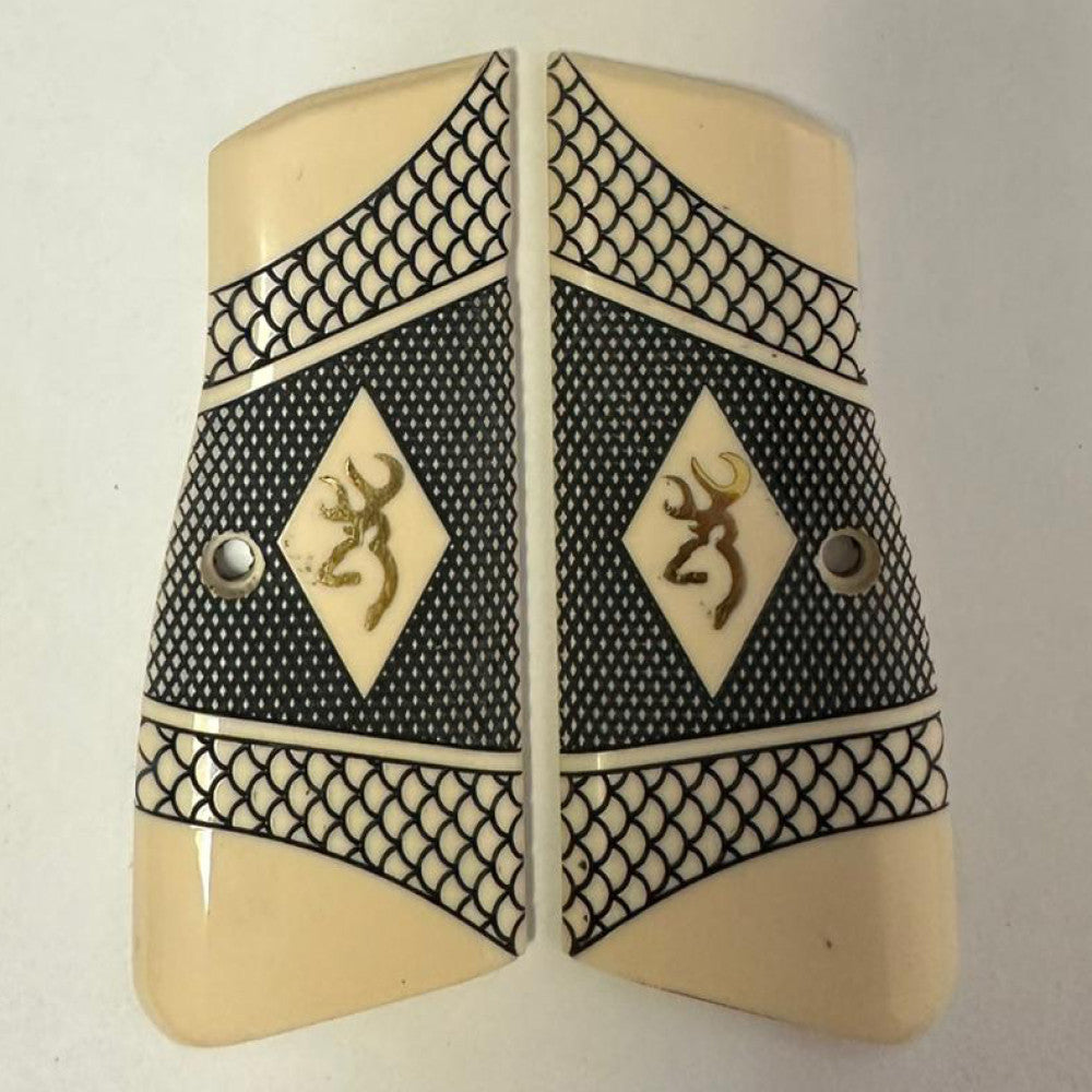 KSD Brand Browning MK3, Acrylic Ivory Grips