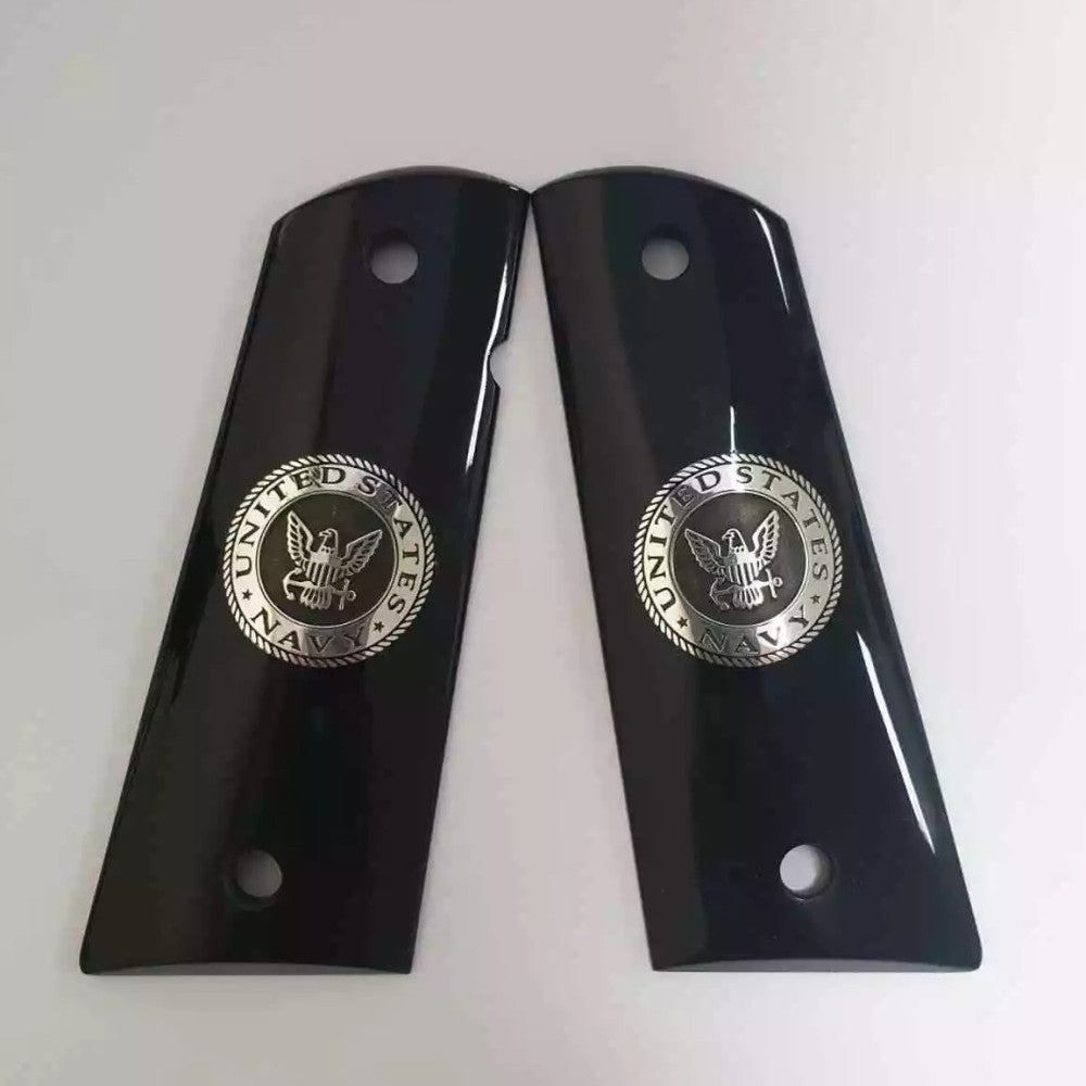 小物 K.D.F KSD Brand Colt 1911 FIT Model - Acrylic Black Grips – NEKIndustries
