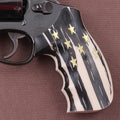 KSD Brand Smith Wesson K/L/X - Frame Round Butt, Acrylic Ivory Grips