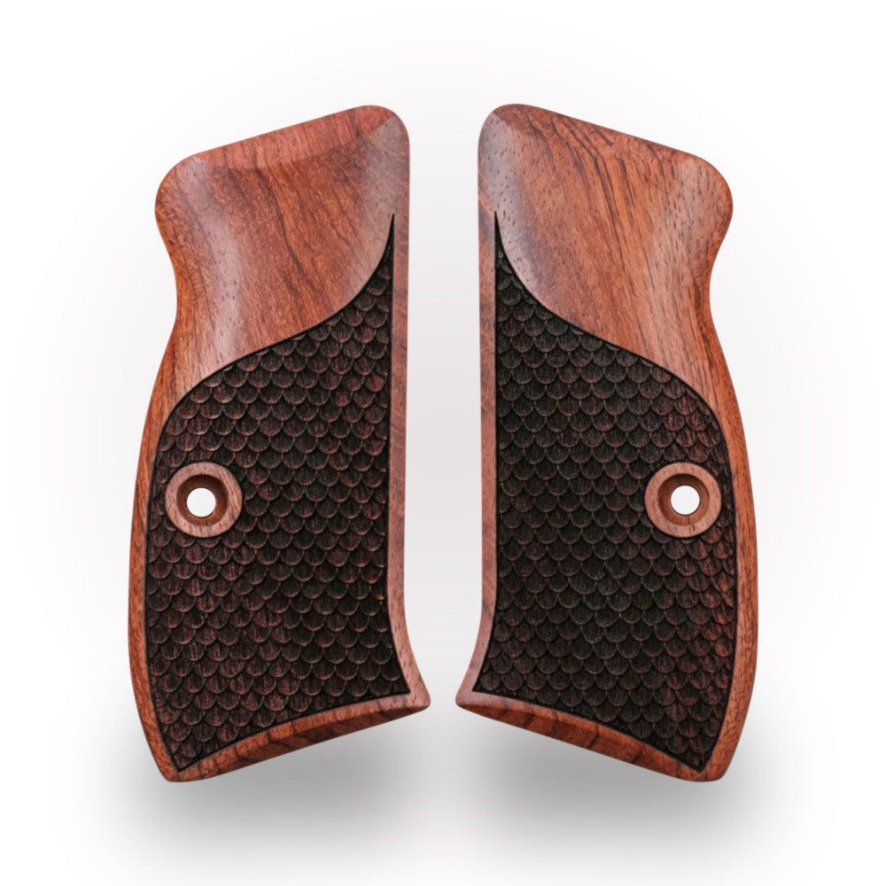 KSD Brand Cz Compact CZ 75 - 85 CZ P-01- P100 - C100 - T100 - P, Rosewood Grips