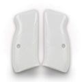 KSD Brand Cz Compact CZ 75 - 85 CZ P-01- P100 - C100 - T100 - P, Acrylic White Grips