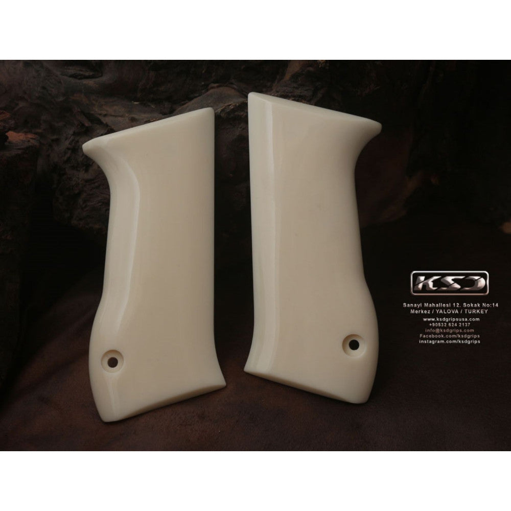 KSD Brand Jericho 941 F / FS, Acrylic Ivory Grips