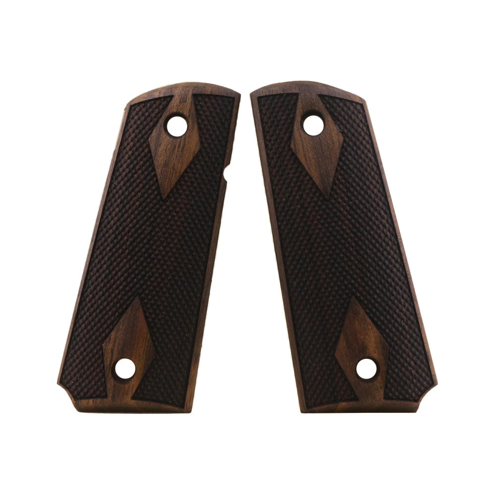 KSD Brand Colt Colt 1911 Compact Officer & Defender & Agent, Turkish Walnut Grips