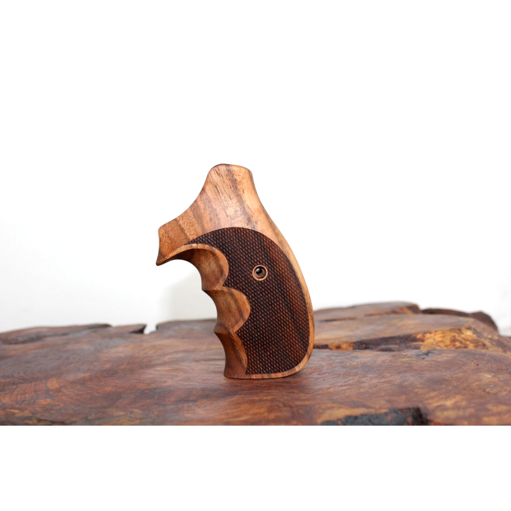 KSD Brand Smith Wesson K/L/X - Frame Round Butt, Turkish Walnut Grips