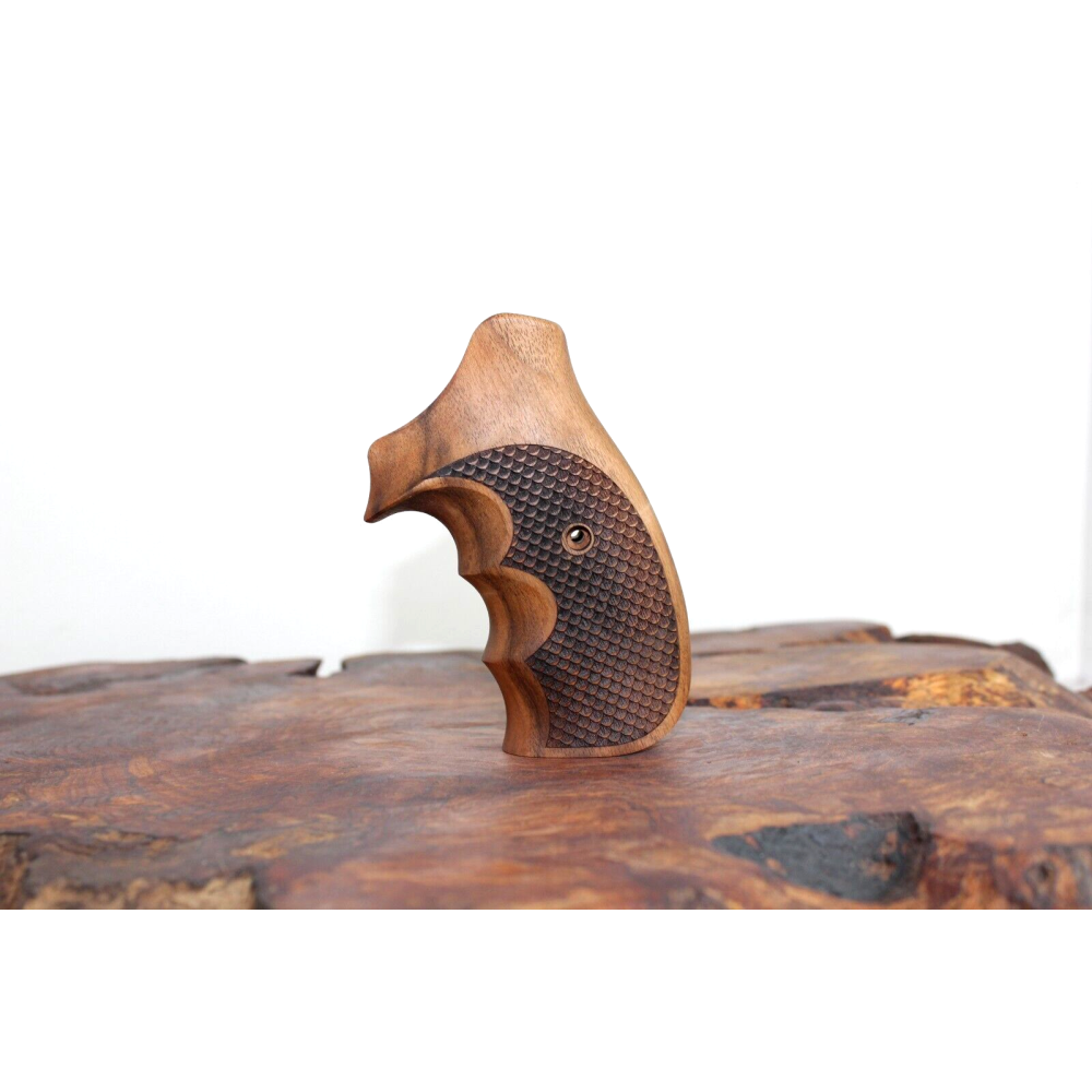 KSD Brand Smith Wesson K/L/X - Frame Round Butt, Turkish Walnut Grips