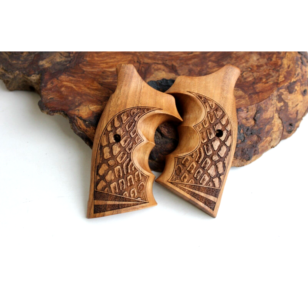 KSD Brand Smith Wesson K/L - Frame Square Butt, Turkish Walnut Grips