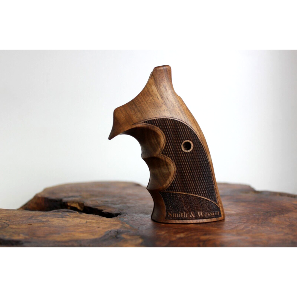 KSD Brand Smith Wesson K/L - Frame Square Butt, Turkish Walnut Grips