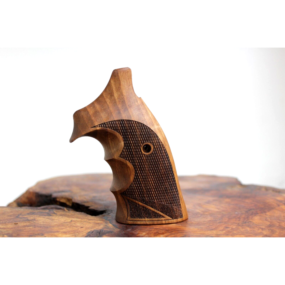 KSD Brand Smith Wesson K/L - Frame Square Butt, Turkish Walnut Grips
