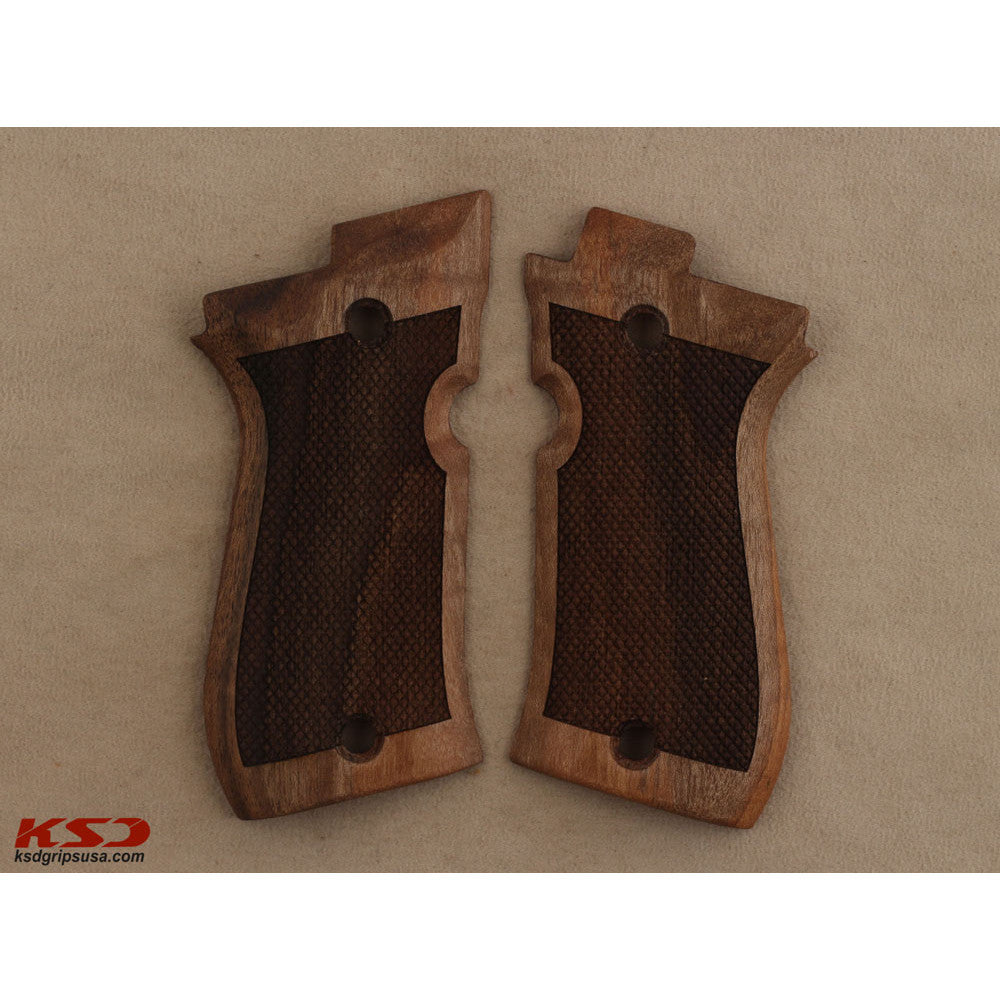 KSD Brand Beretta 81F - 81 FS - 84 F - 84 FS - 84 Cheetah, Turkish Walnut Grips