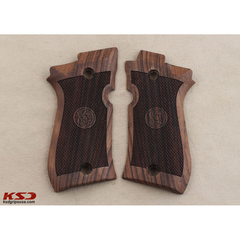 KSD Brand Beretta 81F - 81 FS - 84 F - 84 FS - 84 Cheetah, Turkish Walnut Grips