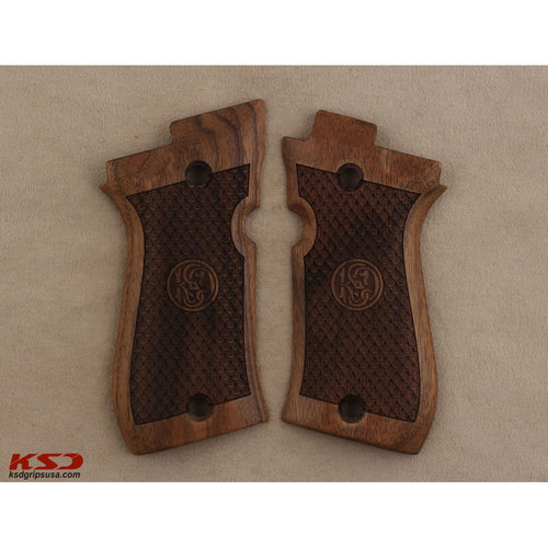 KSD Brand Beretta 81F - 81 FS - 84 F - 84 FS - 84 Cheetah, Turkish Walnut Grips