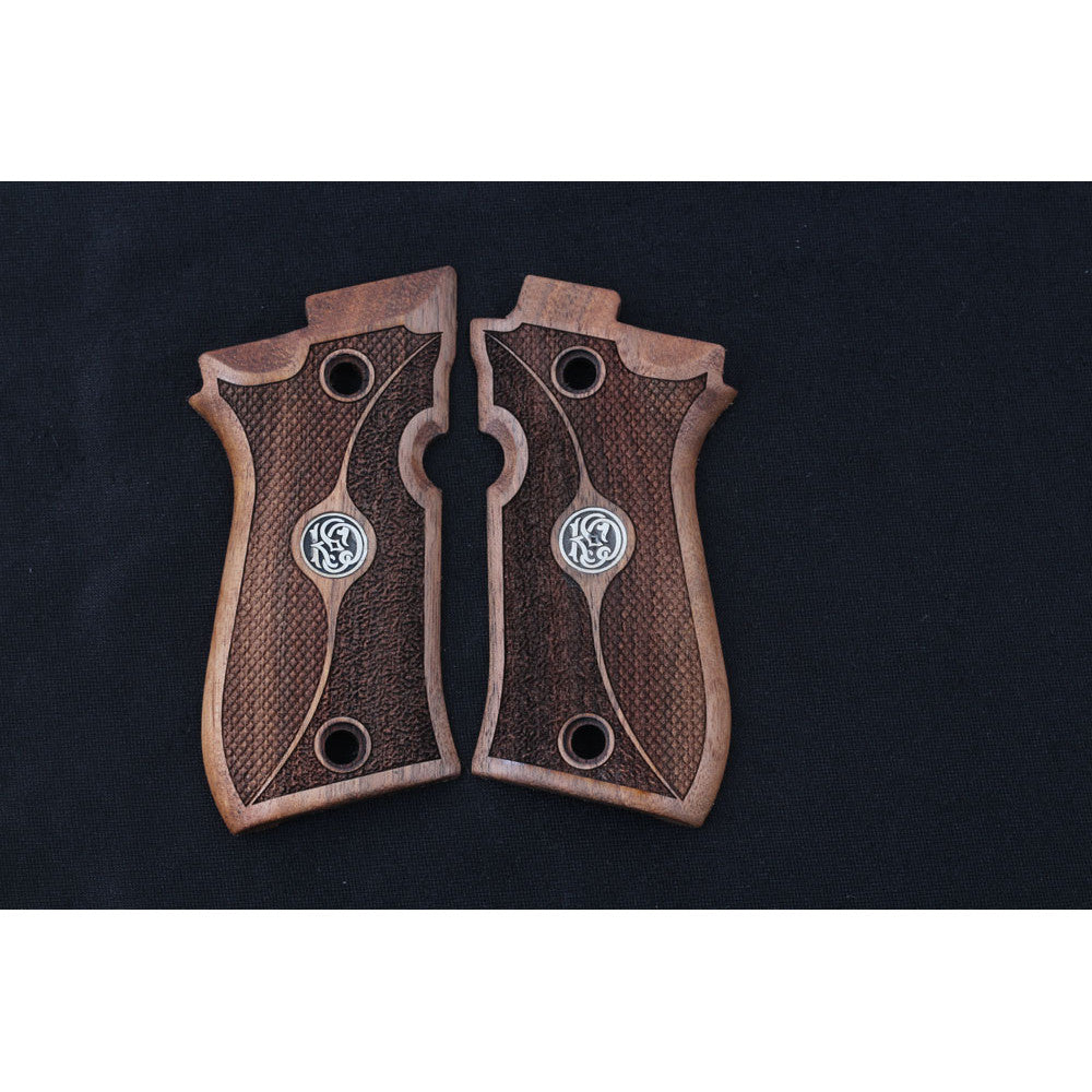 KSD Brand Beretta 81F - 81 FS - 84 F - 84 FS - 84 Cheetah, Turkish Walnut Grips