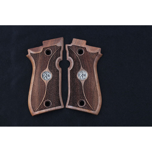 KSD Brand Beretta 81F - 81 FS - 84 F - 84 FS - 84 Cheetah, Turkish Walnut Grips