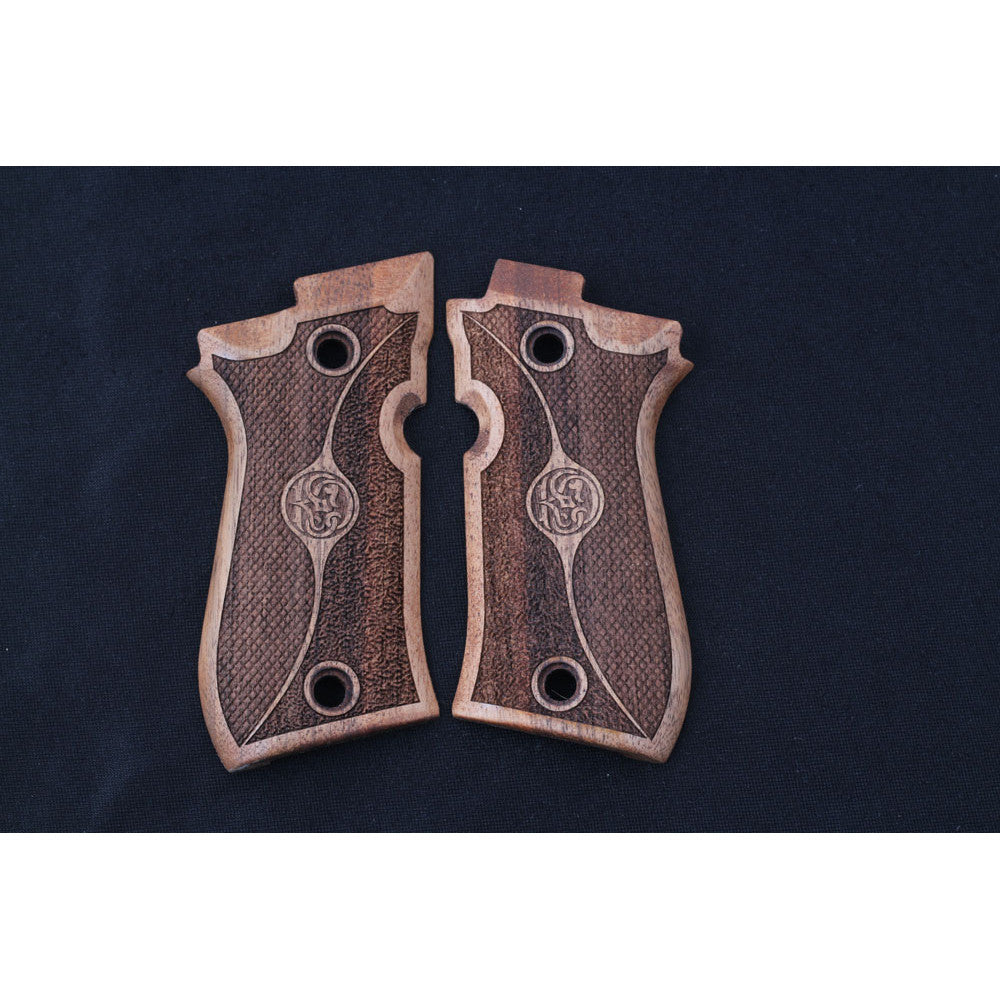 KSD Brand Beretta 81F - 81 FS - 84 F - 84 FS - 84 Cheetah, Turkish Walnut Grips