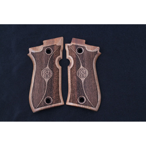 KSD Brand Beretta 81F - 81 FS - 84 F - 84 FS - 84 Cheetah, Turkish Walnut Grips