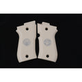 KSD Brand Beretta 81F - 81 FS - 84 F - 84 FS - 84 Cheetah, Acrylic Ivory Grips