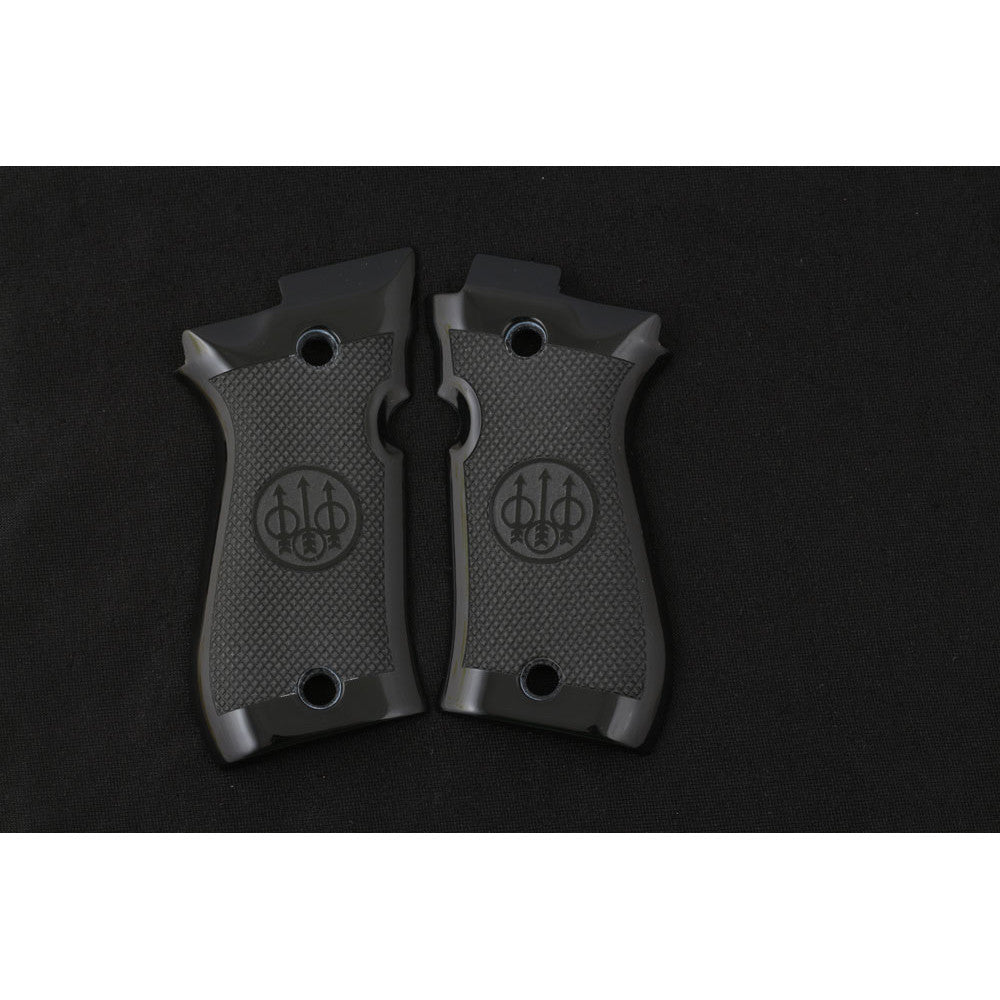 KSD Brand Beretta 81F - 81 FS - 84 F - 84 FS - 84 Cheetah, Acrylic Black Grips