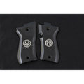 KSD Brand Beretta 81F - 81 FS - 84 F - 84 FS - 84 Cheetah, Acrylic Black Grips
