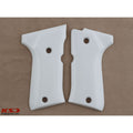 KSD Brand Beretta 92 Compact, Acrylic White Grips