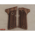 KSD Brand Beretta 92 Compact, Turkish Walnut Grips
