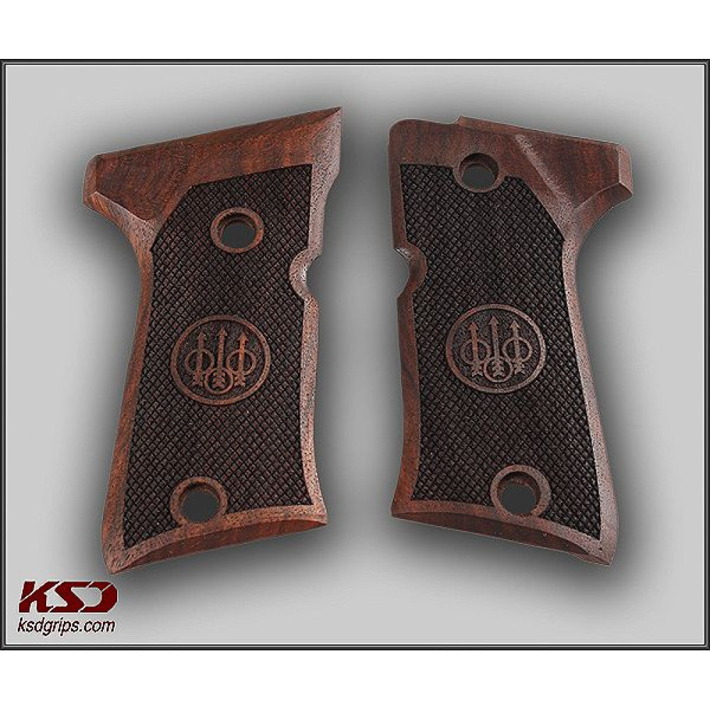 KSD Brand Beretta 92 Compact, Turkish Walnut Grips