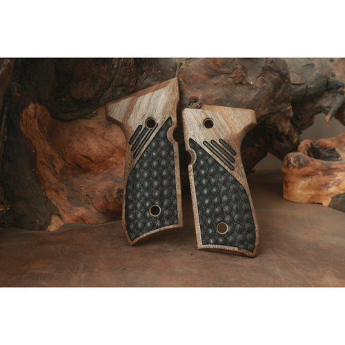 KSD Brand Beretta 92FS, 92, 92F, 92A1, 92FS INOX, 92G, 92D, 96, 96D,, Turkish Walnut Grips